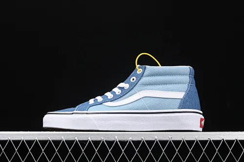 All categories Vans Vans series Vans Mid Vans China Vans Sk8-Mid classic denim blue mid-top casual sneakers VN0A3MV8Q69